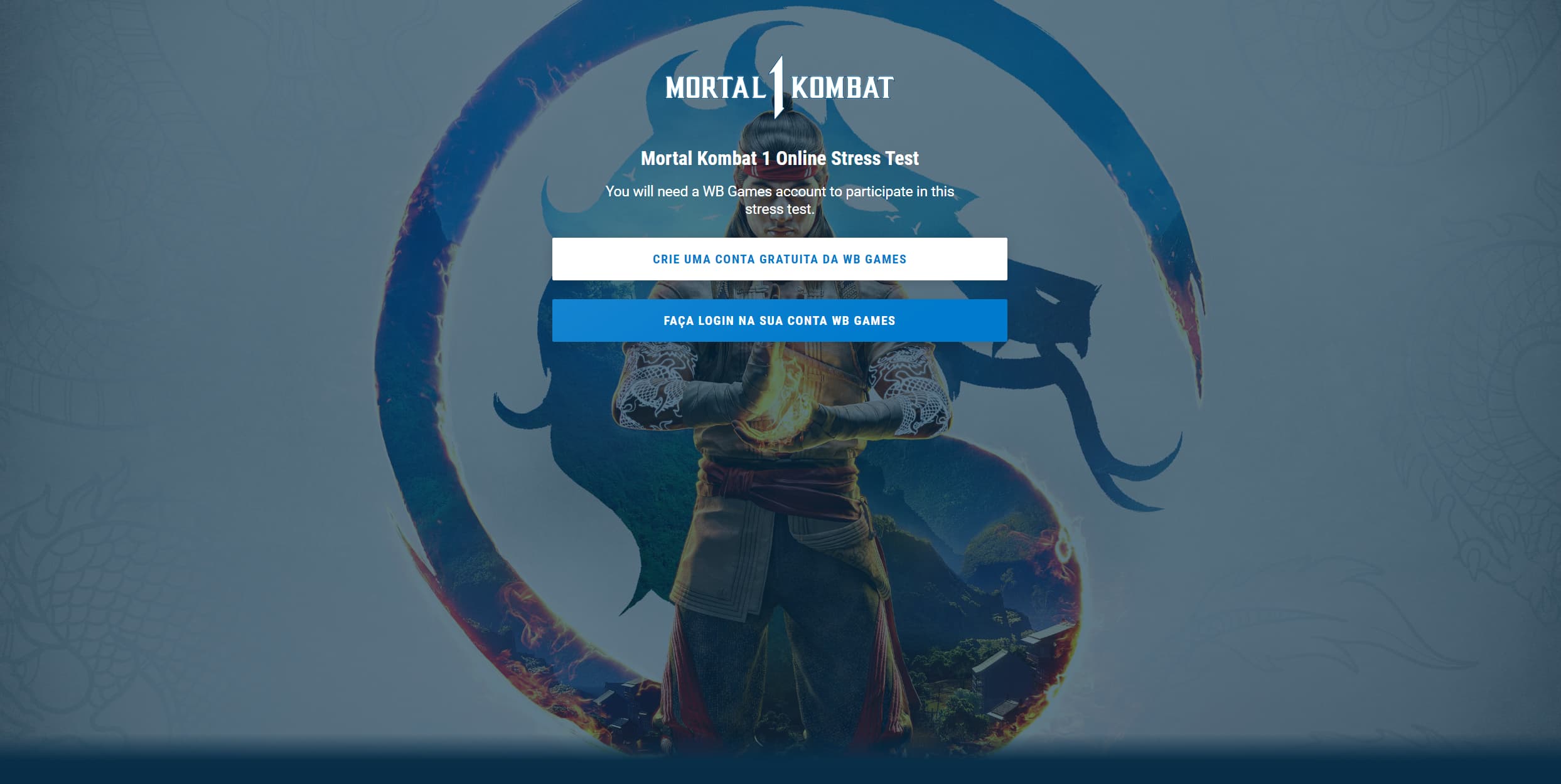 Mortal Kombat 1 ganha data para primeiro teste online; veja